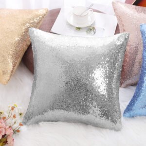 REGALWOVEN 2Pcs Decorative Sequin Throw Pillow Covers Cushion Covers for Party